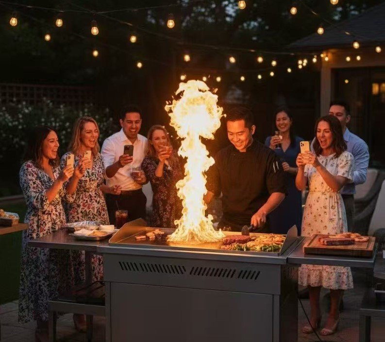 Hibachi Catering Setup Tips to Create an Interactive and Stress-Free Event Hibachi catering setup